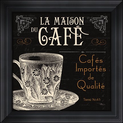 Framed Flavors of France I Print