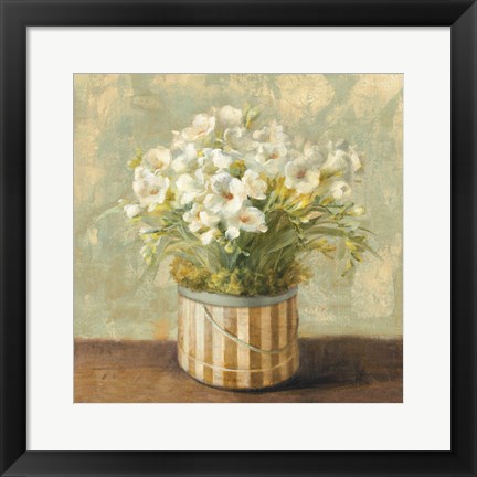 Framed Hatbox Freesia Print