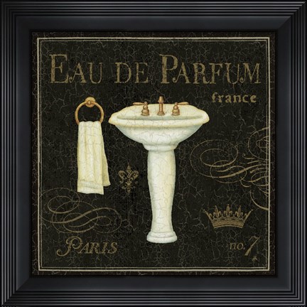 Framed Bain De Luxe III Print