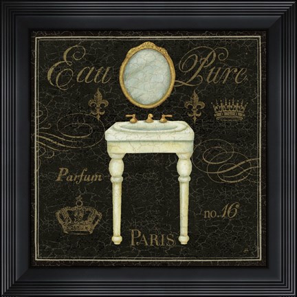 Framed Bain De Luxe IV Print