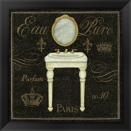 Framed Bain De Luxe IV Print