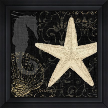 Framed Coastal Moonlight I Print