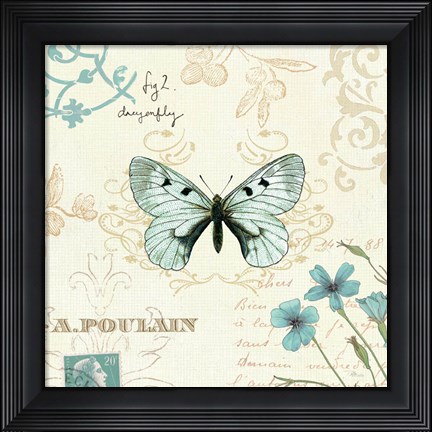 Framed Natural Elegance I Print