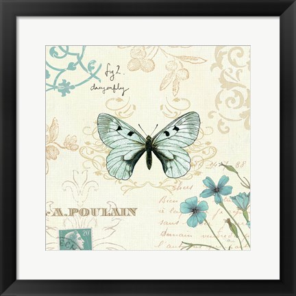 Framed Natural Elegance I Print