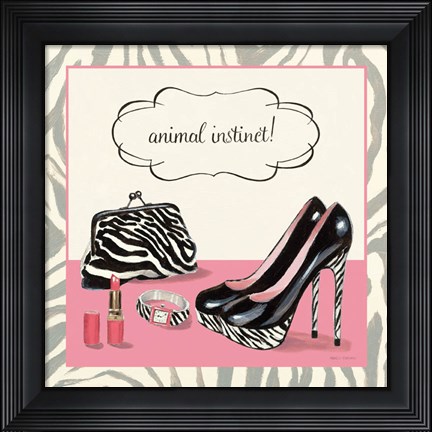 Framed Animal Instinct Print