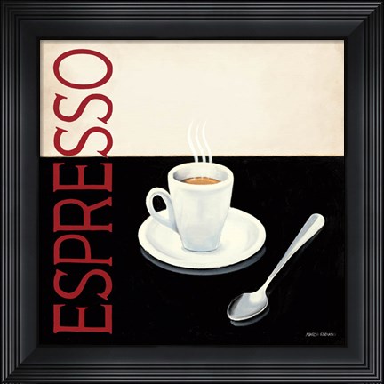 Framed Cafe Moderne IV Print