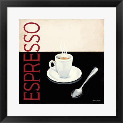 Framed Cafe Moderne IV Print