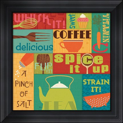 Framed Kitchen It! I Print