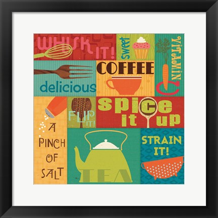 Framed Kitchen It! I Print