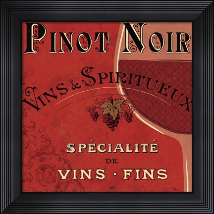 Framed Red Label II Print