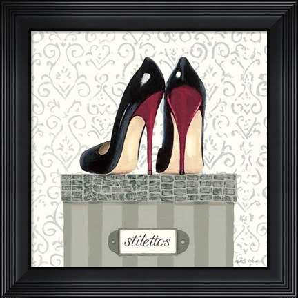 Framed Tres Chic Square IV Print