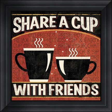 Framed Coffee Roasters III Print