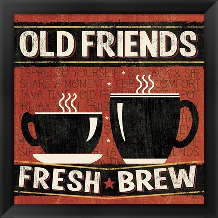 Framed Coffee Roasters IV Print