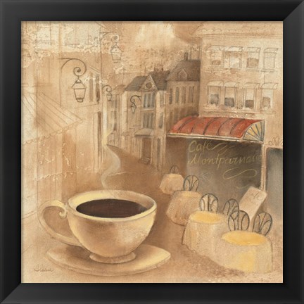 Framed Cafe de Paris I Print