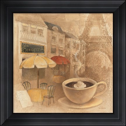 Framed Cafe de Paris II Print