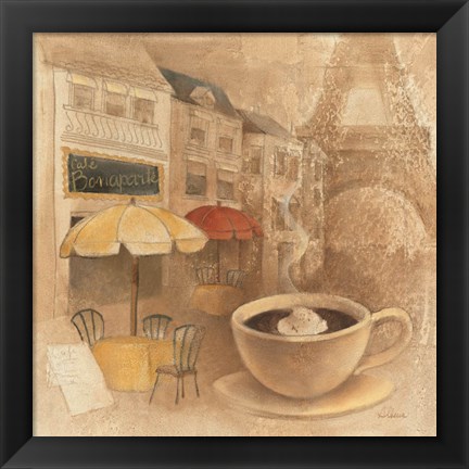 Framed Cafe de Paris II Print