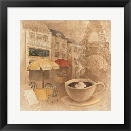 Framed Cafe de Paris II Print