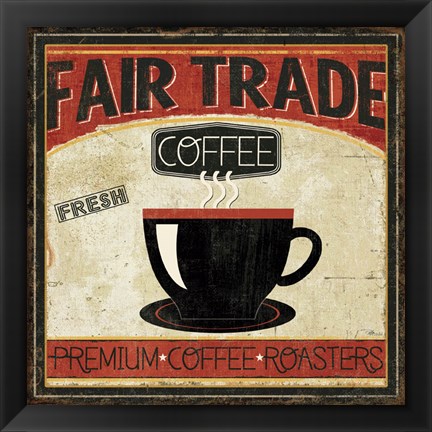 Framed Coffee Roasters I Print