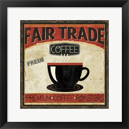 Framed Coffee Roasters I Print