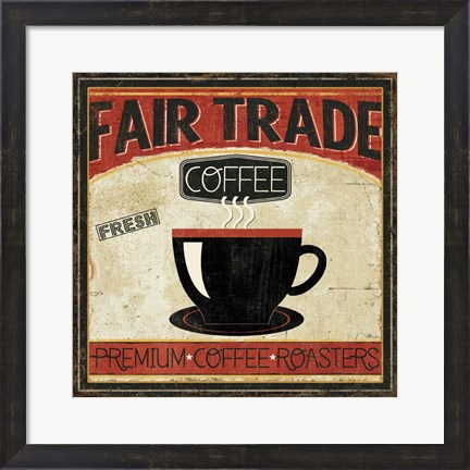 Framed Coffee Roasters I Print