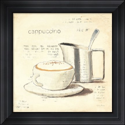 Framed Parisian Coffee IV Print