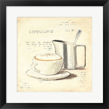 Framed Parisian Coffee IV Print