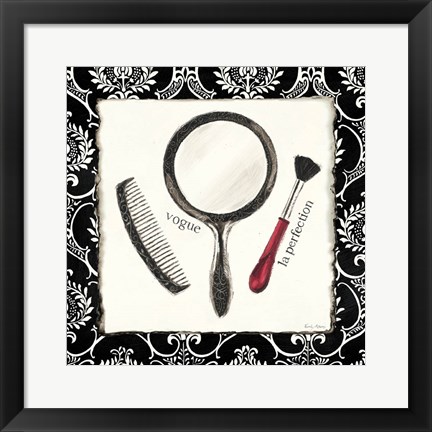 Framed Cosmetique IV Print