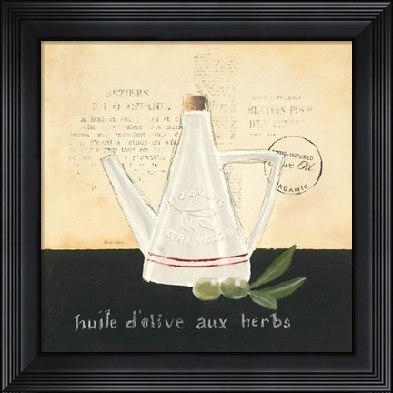 Framed Huile d Olive IV Print
