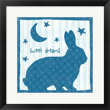 Framed Le Lapin I Print