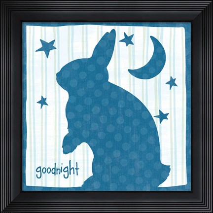 Framed Le Lapin II Print