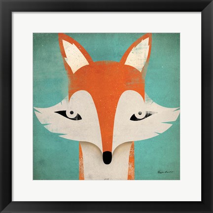 Framed Fox Print