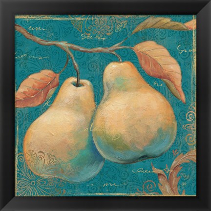 Framed Lovely Fruits I Print