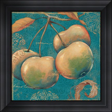 Framed Lovely Fruits III Print