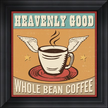 Framed Coffeehouse IV Print