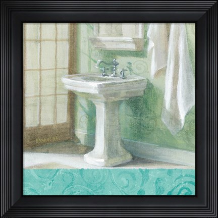 Framed Refresh Bath Border II Print