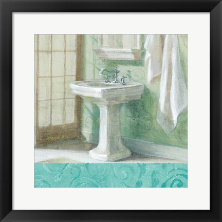 Framed Refresh Bath Border II Print