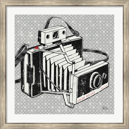 Framed Vintage Analog Camera Print