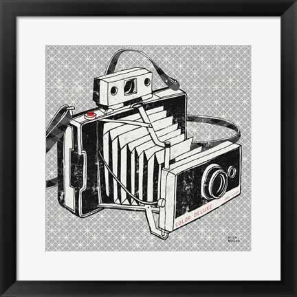 Framed Vintage Analog Camera Print