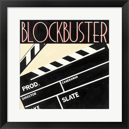 Framed Blockbuster Print