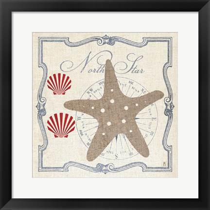 Framed Pacific Starfish Print