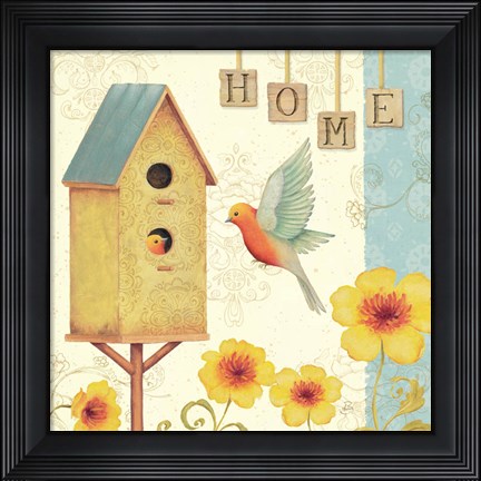 Framed Welcome Home I Print