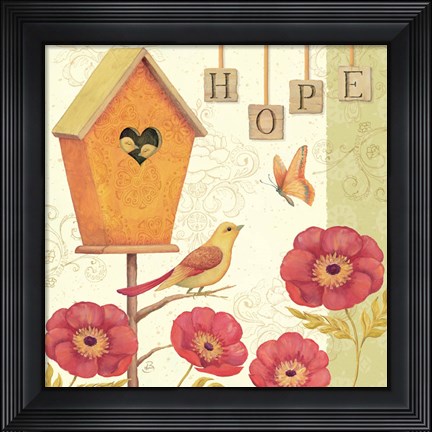 Framed Welcome Home III Print