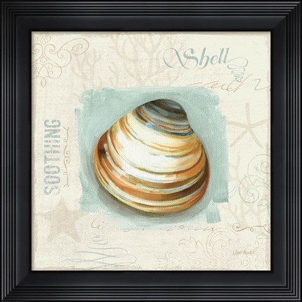 Framed Coastal Jewels III Print