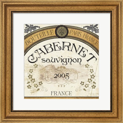 Framed Wine Labels I Print