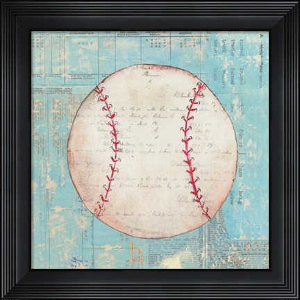 Framed Play Ball I Print