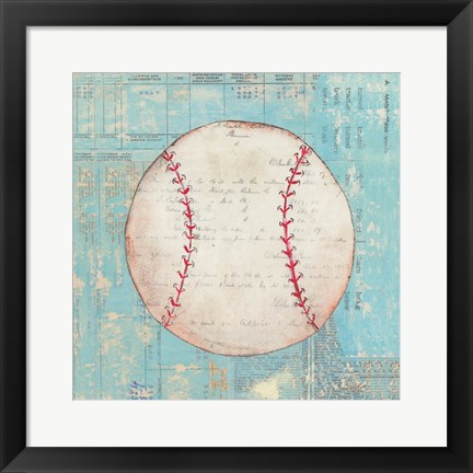 Framed Play Ball I Print