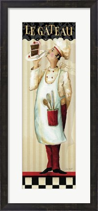 Framed Chef&#39;s Masterpiece IV Panel Print