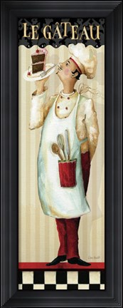 Framed Chef&#39;s Masterpiece IV Panel Print