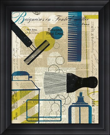 Framed French Spa II Print