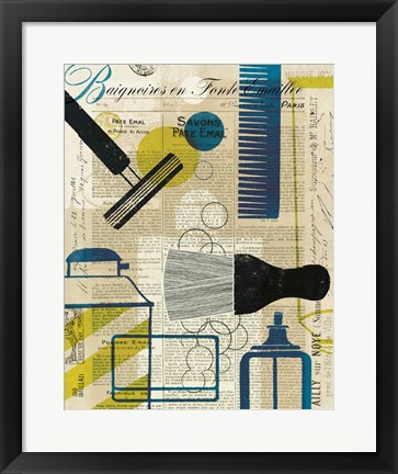 Framed French Spa II Print